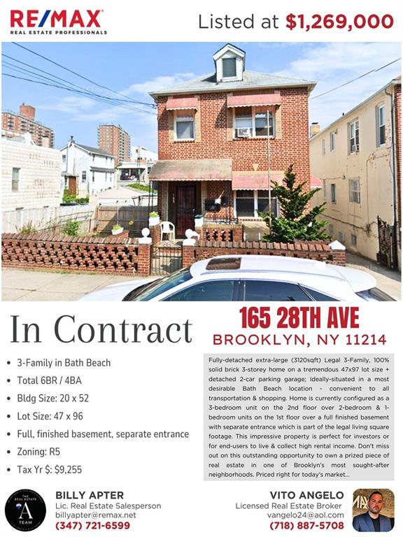 165 28th Avenue Bath Beach Brooklyn NY 11214
