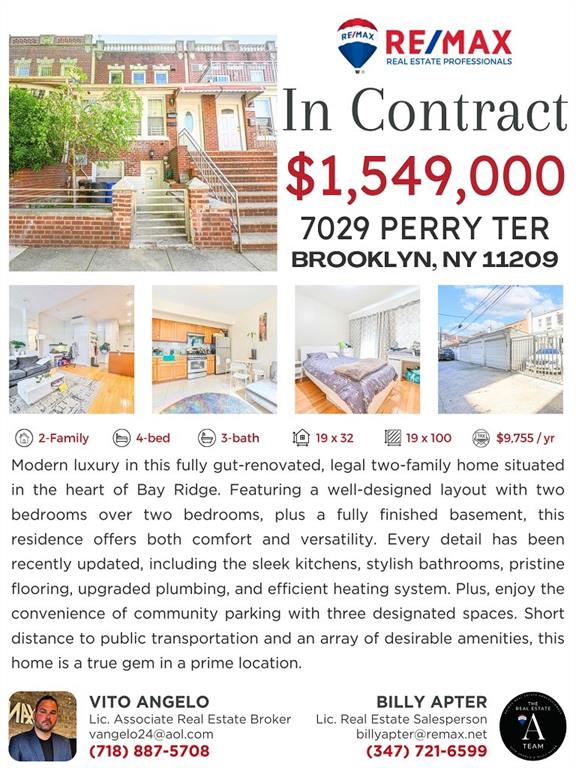 7029 Perry Terrace Bay Ridge Brooklyn NY 11209