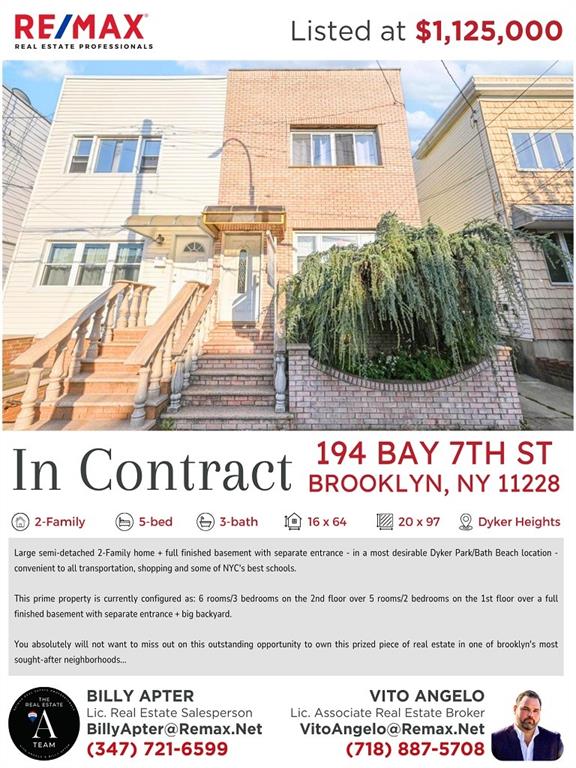 194 Bay 7th Street Dyker Heights Brooklyn NY 11228