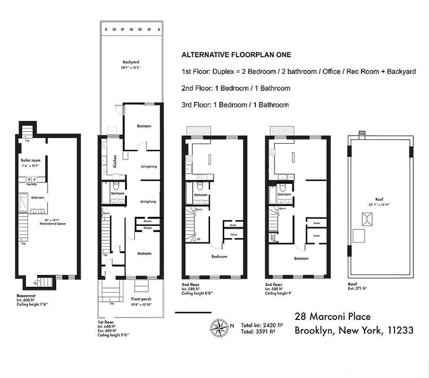 28 Marconi Place Bedford Stuyvesant Brooklyn NY 11233