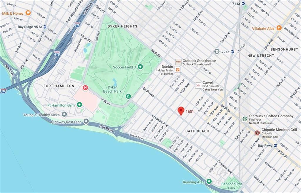 1651 Bath Avenue Bath Beach Brooklyn NY 11214